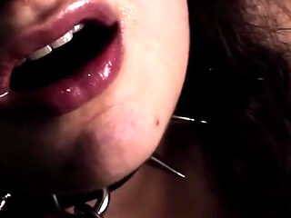 Piss Whore Gets Her Ration of Pissed Food and a Glass o...