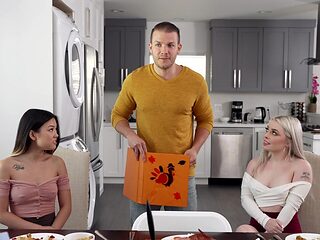 Blowjob bliss in a lustful threesome with Codey Steele ...