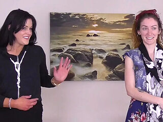 Stefanie Dreadlocks SarahBeth Ex-Trucker Lesbian Strip ...