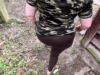 Public Flashing &amp; Hard Tit Slapping - Submissive Tr...
