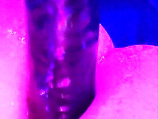 Krystall Cox Taking a Big Dildo Deep in the Ass