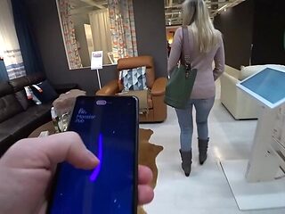 Public Vibrating Panties Challenge - Letty Black Teased...