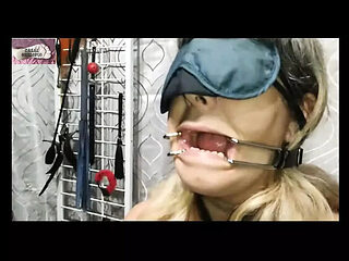 Amateur BBW Wife Ball Gagged &amp; Tied Up - BDSM Punis...