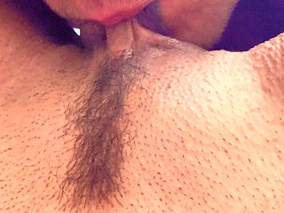 Juicy Stepsister Pussy Licking - Close Up Lick &amp; Su...