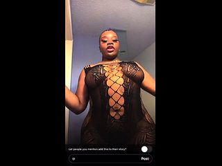 Hot Black Maid Does Some Webcam Black and Ebony