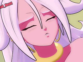 Android 21 Gets Pile Drivered &amp; Creampied - Big Dic...