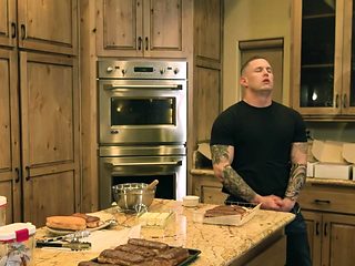 Kyle licks Austin&#039;s cream