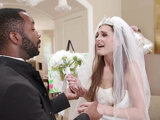 Hardcore interracial gangbang with hot ass bride Aften ...