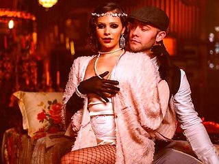 Passionate sex in the doggy style with a hot girlfriend...