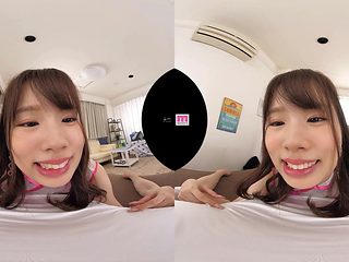 Nipponese gorgeous teen VR hardcore clip