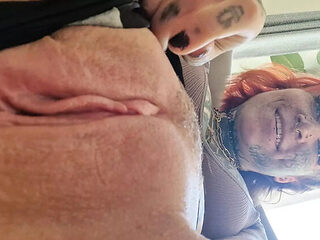 BaleaTheScarleg Fingering Her Wet Hairy Pussy Solo - Go...