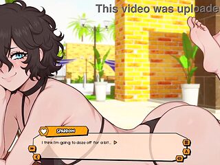 My Femboy Roomy: Off the hook Holiday #04 - Femboy Para...
