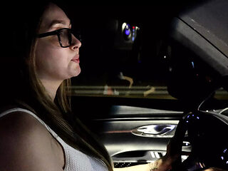 Best Friend&#039;s Hot Mom Gives Steamy Car Blowjob - A...