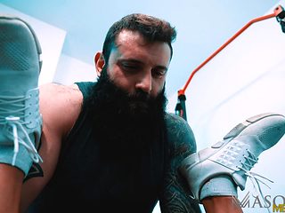 the ass hungry punk licked the tight ass hole of the ki...