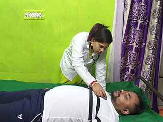 Hot Indian Lady Doctor Fucked Hard by Patient in Clinic...