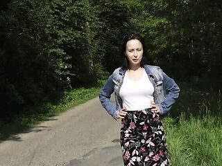 Wanilianna Outdoor Golden Shower &amp; Squirting in Nyl...