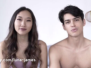 Asian babe finally opens her mind and bodyto hardcore anal