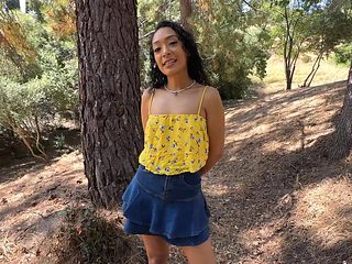 HD POV video of brunette Sarah Lace being fucked in mis...