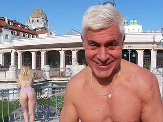 A couple, including the stunning Mina Von D, enjoys a p...