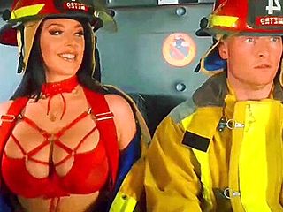 Firefighter Angelas White Hot Squirting Fuckfest