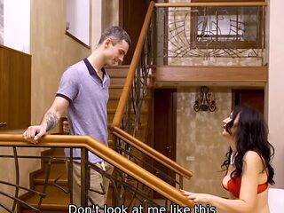 Stepson cannot wait to fuck that juicy fucking mommy