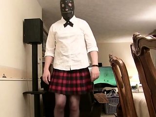 My new stainless steel chastity belt