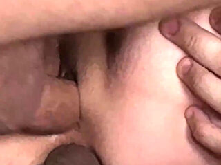 Chubby Granny Rough Destroyed by Five Big Dicks