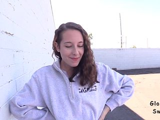 GloryholeSwallow - Erika's 1st Visit