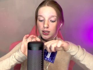 Asmr Vulgar Girl With Freckles Plays With A Condom In H...