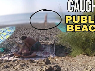 Exhibitionist Wife Blows Big Cock on Nudist Beach - Pub...