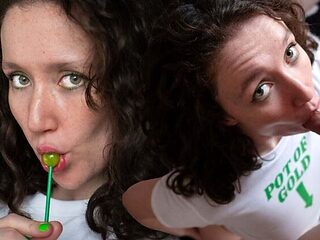 Irish Brunette Josie Celebrates St. Patrick&#039;s Day ...