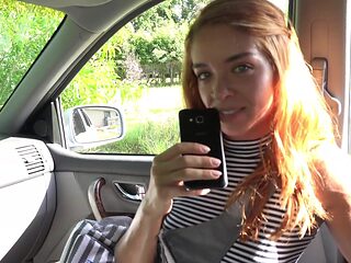 Redheaded vixen Averi Brooks sucks Dick Chibbles' ...