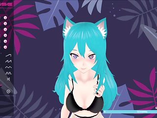 Intense Anal Roleplay Encounter with Adorable Vtuber Pu...