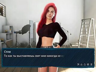 Red-haired Sweet Girl Poses For Photos But I Couldnt Re...