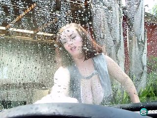Chubby Whore Washes My Car