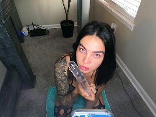 Daddys Cock Is Too Big - Deepthroat Training With A Dildo