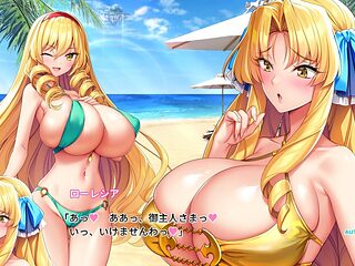 Busty milf maid in a sexy bikini gets filled up during ...