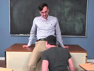 Zander Lane Was Tricked And Fucked By Professor Mason Lear