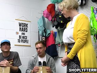 The officer in charge gets a naughty deal with milf Dee...