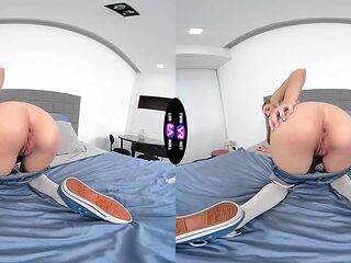 Teen Lucianna's tiny tits and wet pussy shine in a...