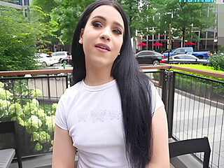 Tgirl Babe Found The Perfect Partner For Her First Real