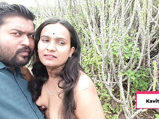 Kavita Bhabhi Outdoor Fuck with Boyfriend in Jungle - D...