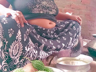 Desi Stepmom Fucked Hard by Stepson While Cooking - Big...