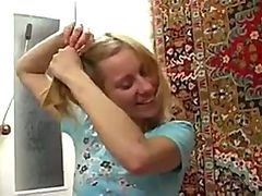 Lovely European girl with tender skin gets her very first anal sex