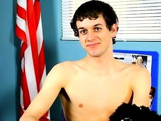 Cute gay goth men on edge tied porn Alex Dade is seated...