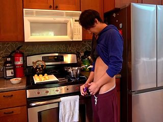 Cook Glazes Donuts With Hot Fresh Cum For You