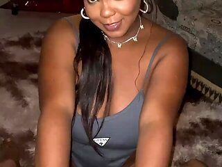 Cute latina stepsister lost a bet to stebro and gets to...