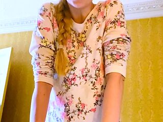 Blonde amateur milf does anal on pov camera 11