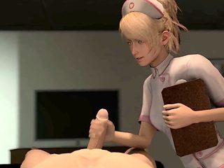 Horny Nurse Luna Gives a Sensual Handjob - Animated 3D ...