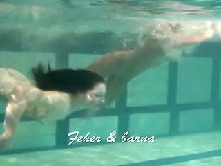 Underwatershow action with sensuous Irina from Underwat...
